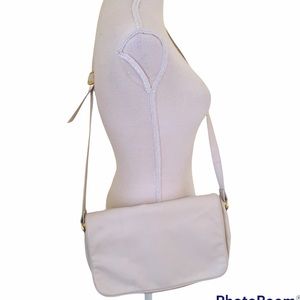 Gianni Bini Cream Envelope Style Crossbody Bag